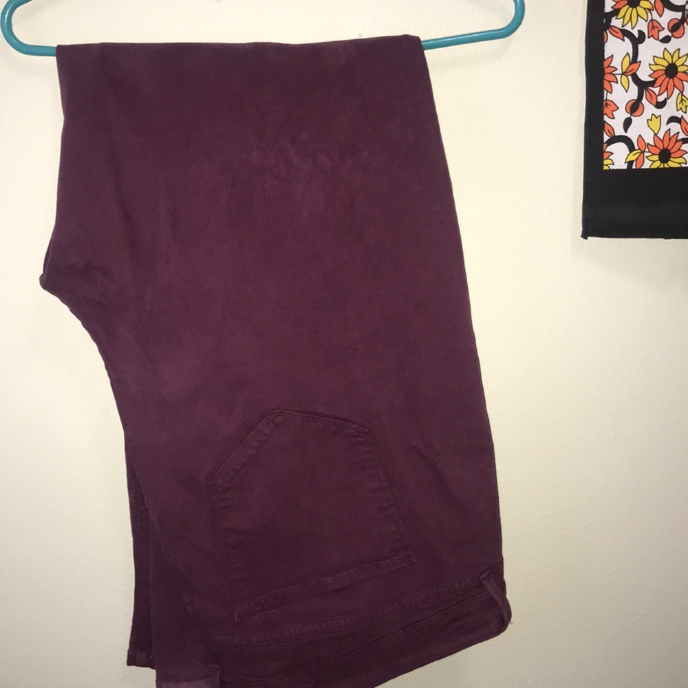 Maroon Barbara Bootcut Jeans